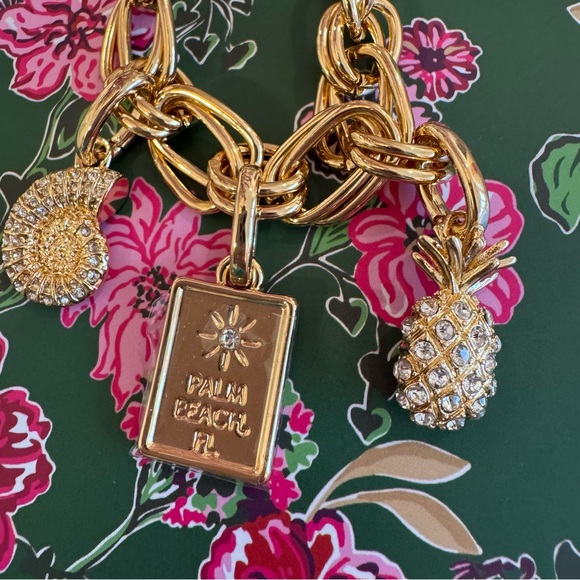 NWT Lilly Pulitzer Charm Bracelet - Picture 6 of 10